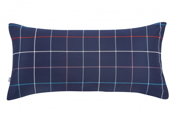 Sternenzelt Kissenbezug MILAN, Fb. 02 blau, Mako-Satin