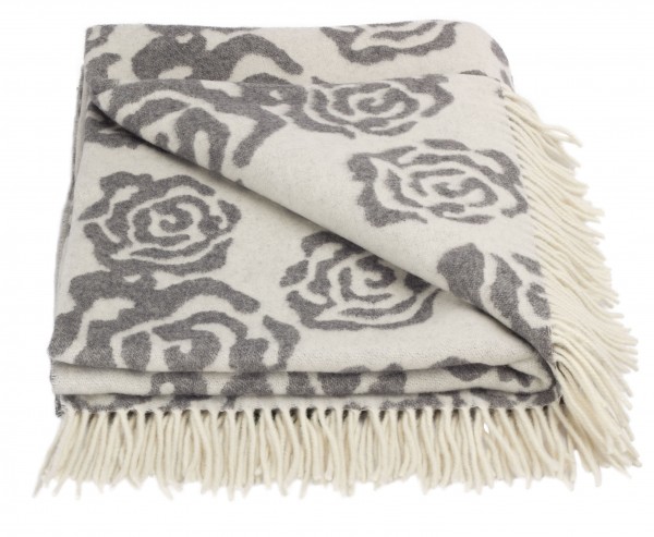 Forster Plaids Wohndecke GALIT, 80% Wolle, 20% Polyamid